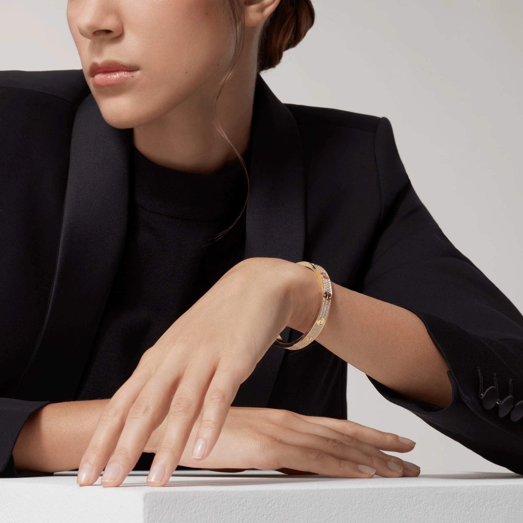 Bracelet Love Diamonds Paved Classic CR